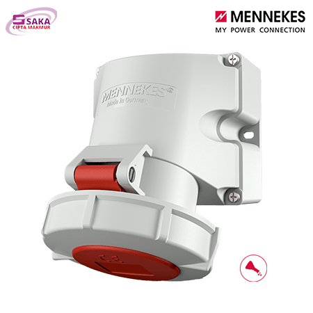 WALL MOUNTED RECEPTACLE WITH TWINCONTACT 9182