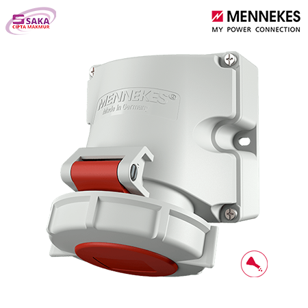 WALL MOUNTED RECEPTACLE WITH TWINCONTACT 9122