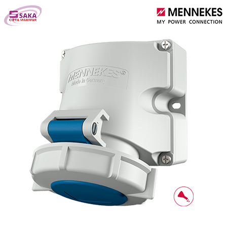 WALL MOUNTED RECEPTACLE WITH TWINCONTACT 9105